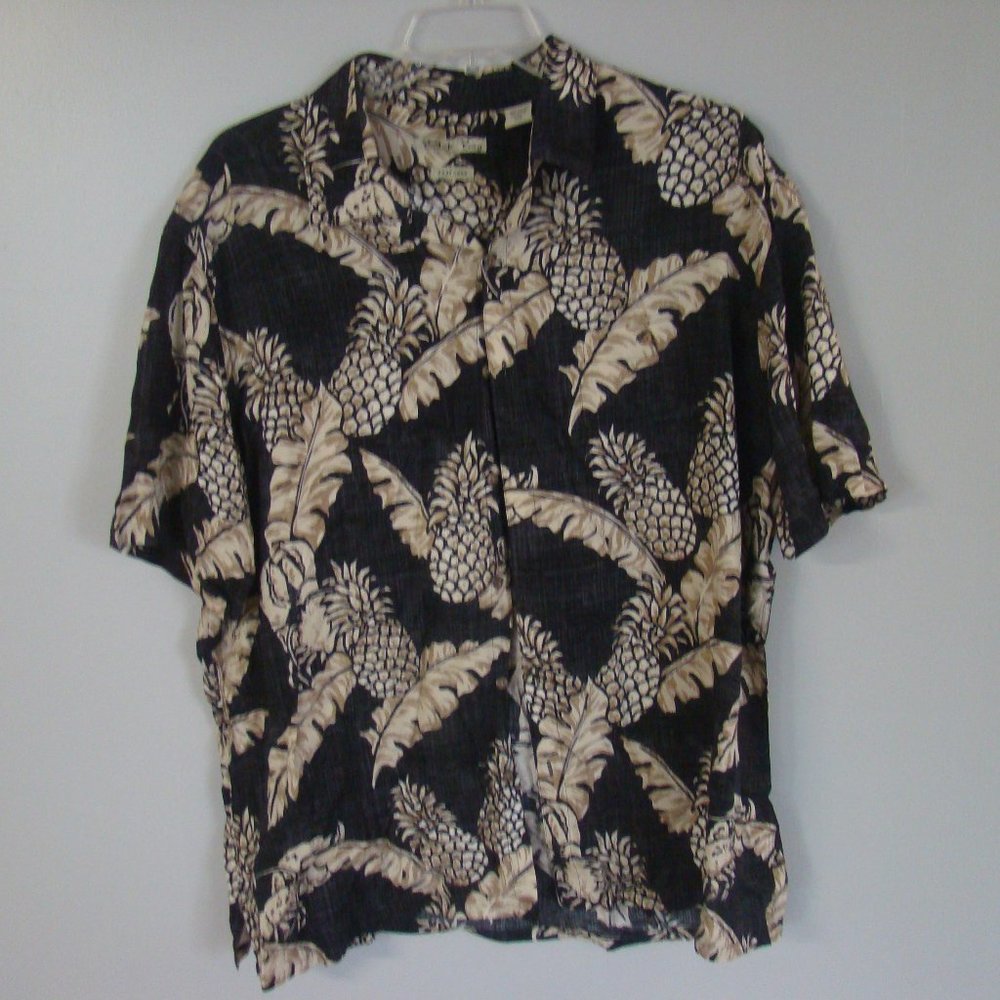Batck‎ Bay Men's Hawaiian Shirt XXL Shot Sleeve